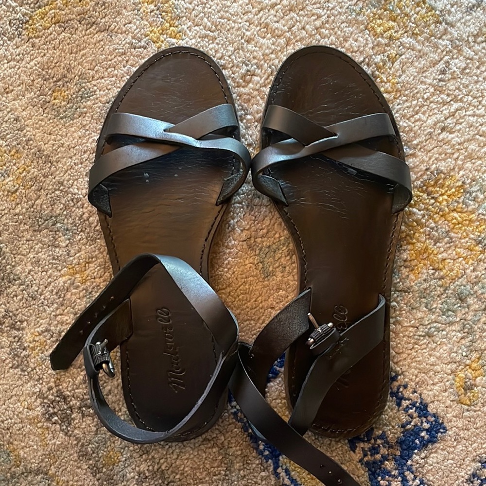 Black madewell sanadals